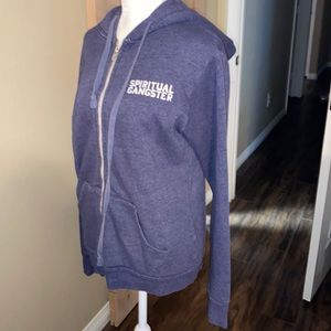 Spiritual gangster zip up hoodie